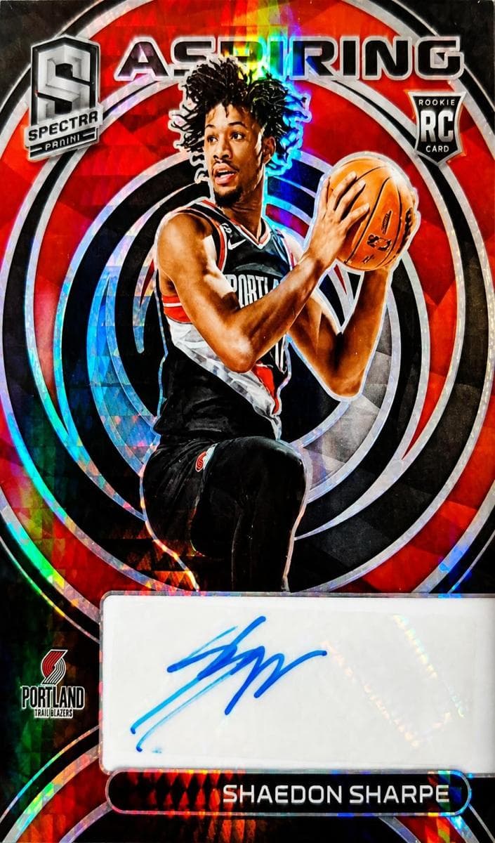 Shaedon Sharpe 2022 panini Panini Spectra