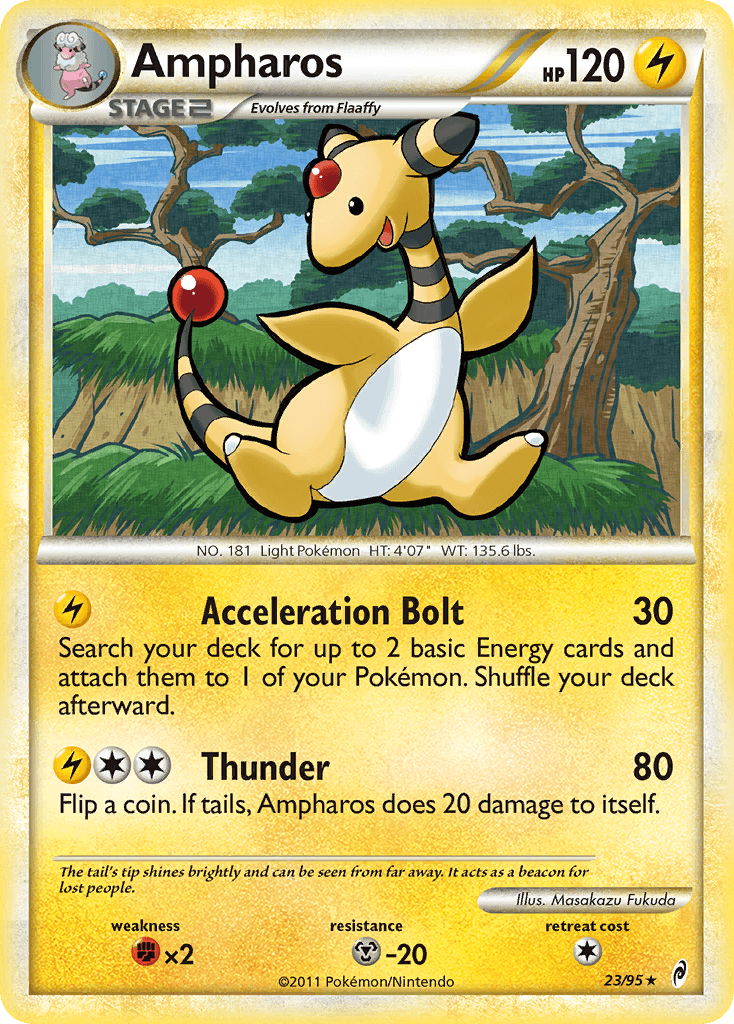 Ampharos 2011 Pokemon Call of Legends