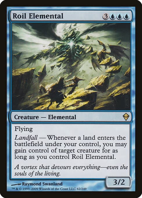 Roil Elemental 2009 Magic: The Gathering Zendikar
