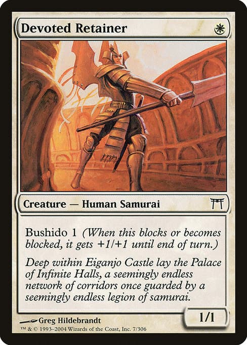Devoted Retainer 2004 Magic: The Gathering Champions of Kamigawa