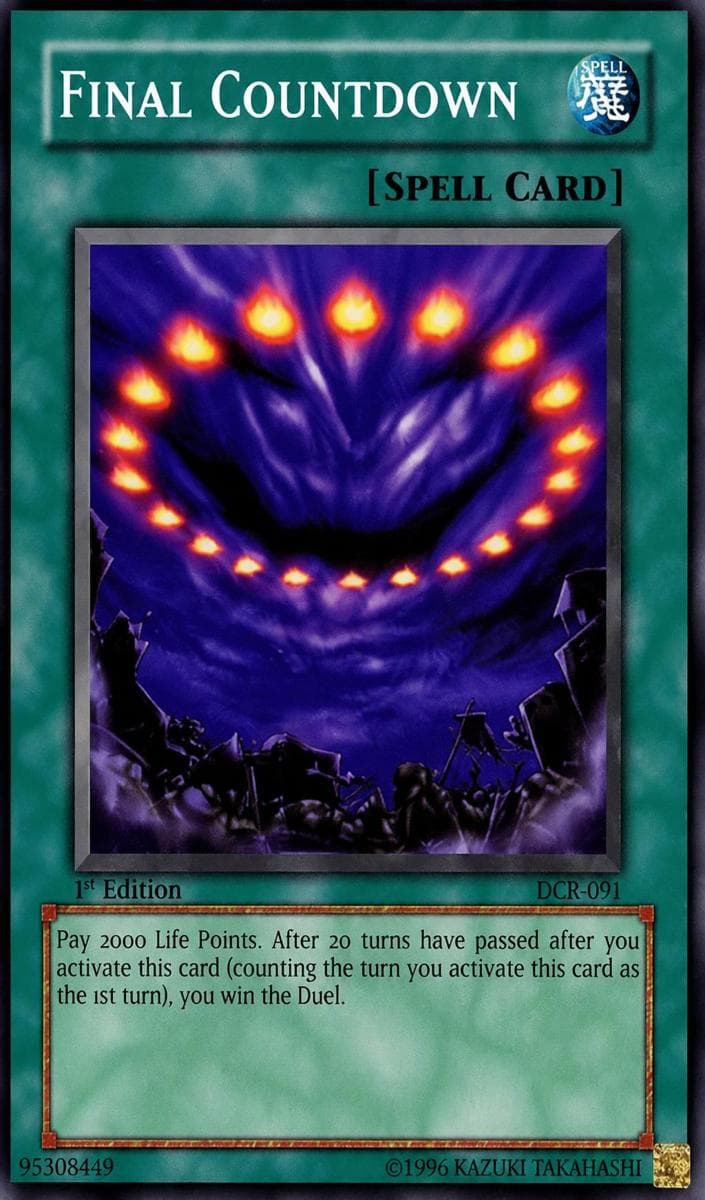 Final Countdown 2003 Yu-Gi-Oh! Dark Crisis