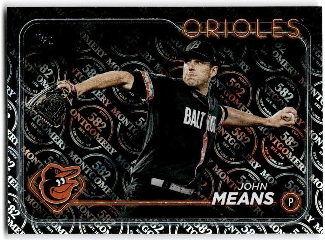 John Means trading card