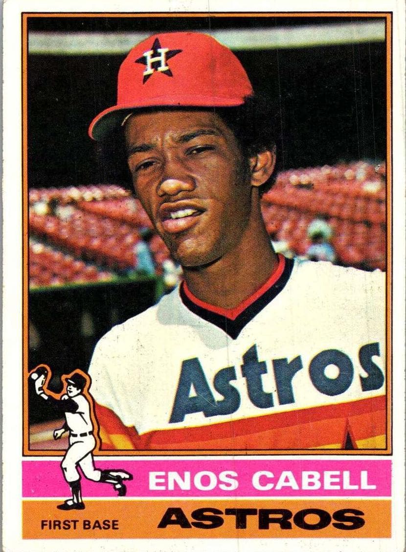 Enos Cabell 1976 topps Topps
