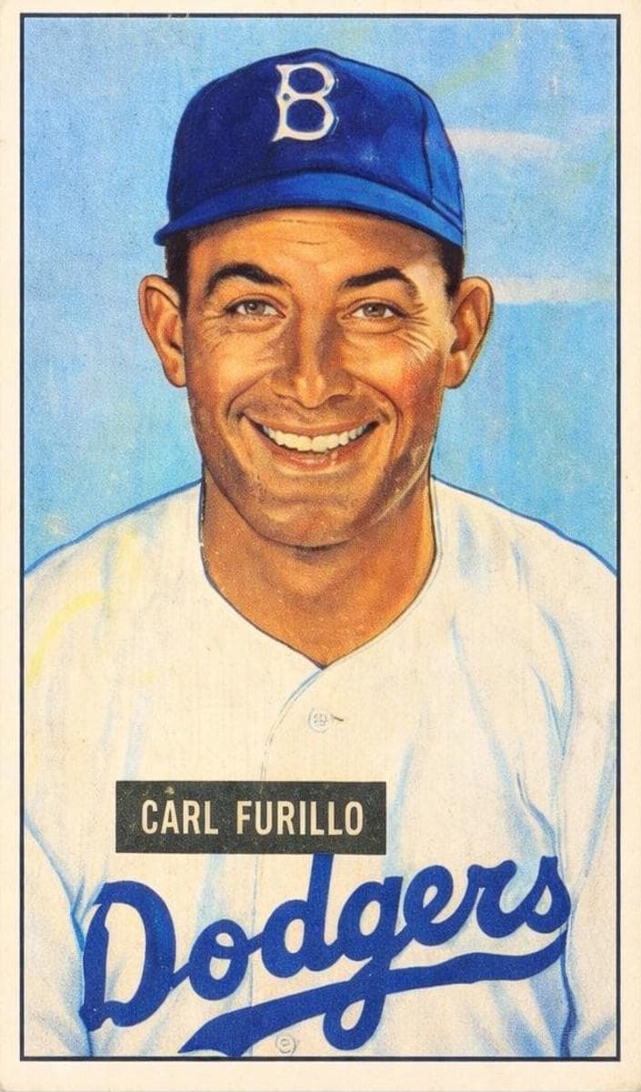 Carl Furillo 1951 bowman Bowman