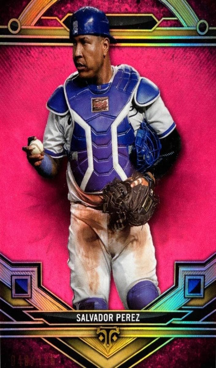 Salvador Perez 2024 topps Topps Triple Threads