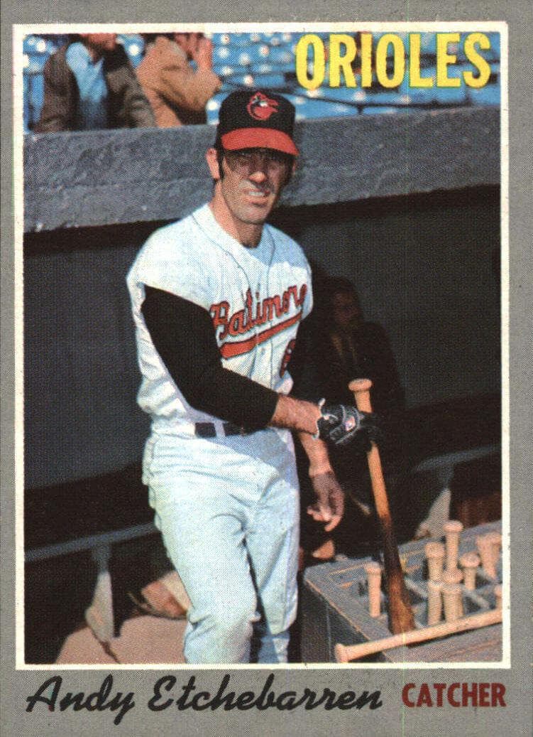 Andy Etchebarren 1970 topps Topps
