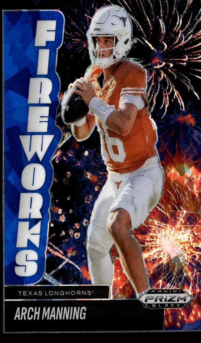 Arch Manning 2025 panini Panini Prizm Black