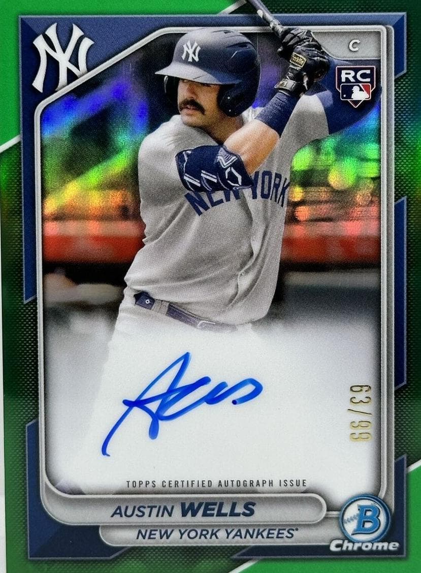 Austin Wells 2024 bowman Bowman