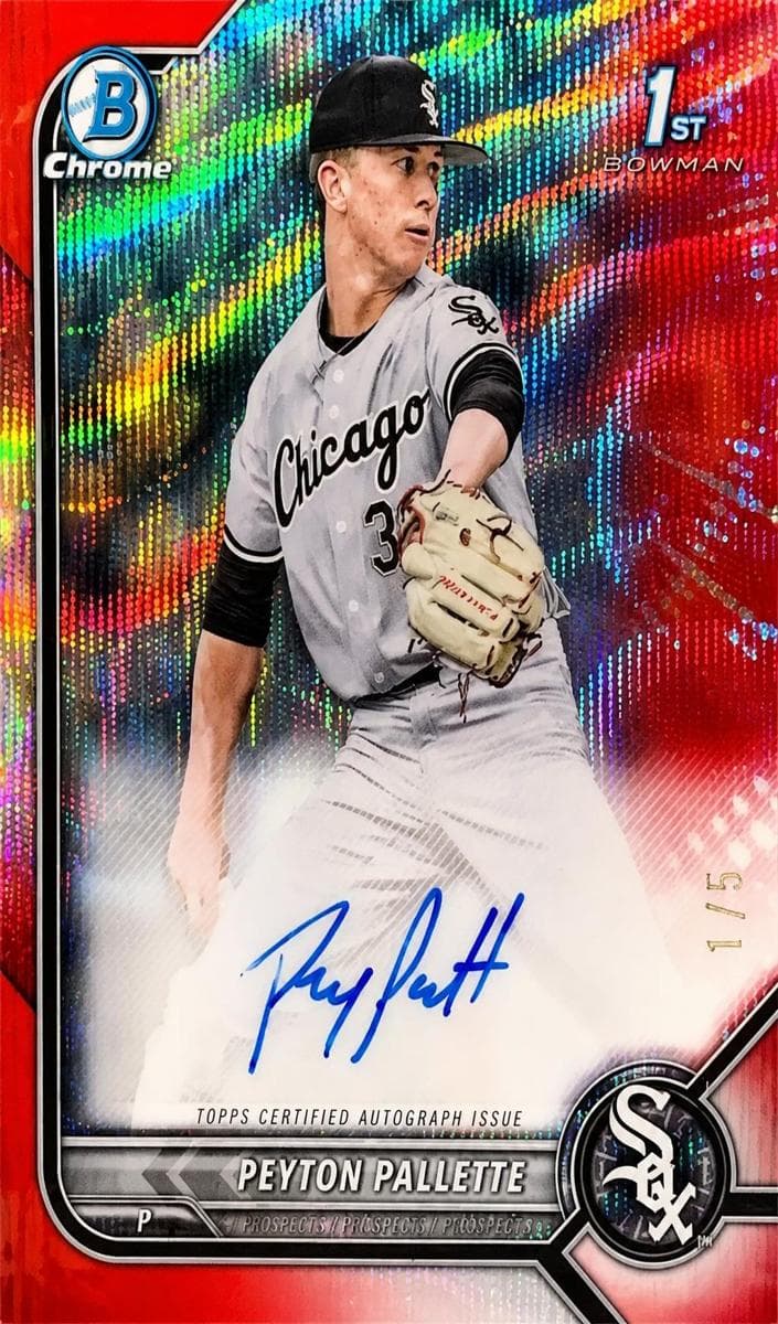 Peyton Pallette 2022 bowman Bowman Draft