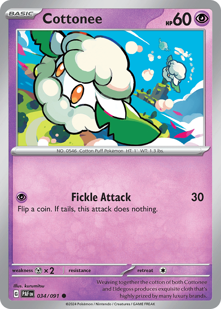 Cottonee 2024 Pokemon