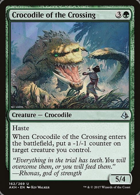 Crocodile of the Crossing 2017 Magic: The Gathering Amonkhet