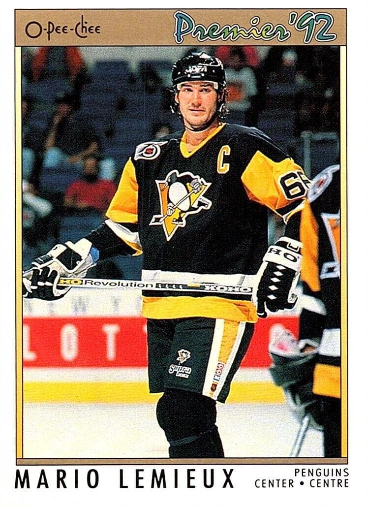 Mario Lemieux 1991 topps