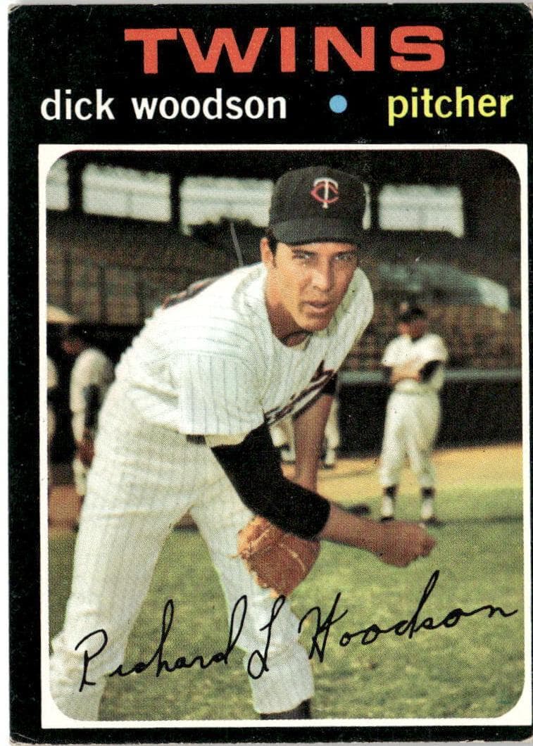 Dick Woodson 1971 topps Topps