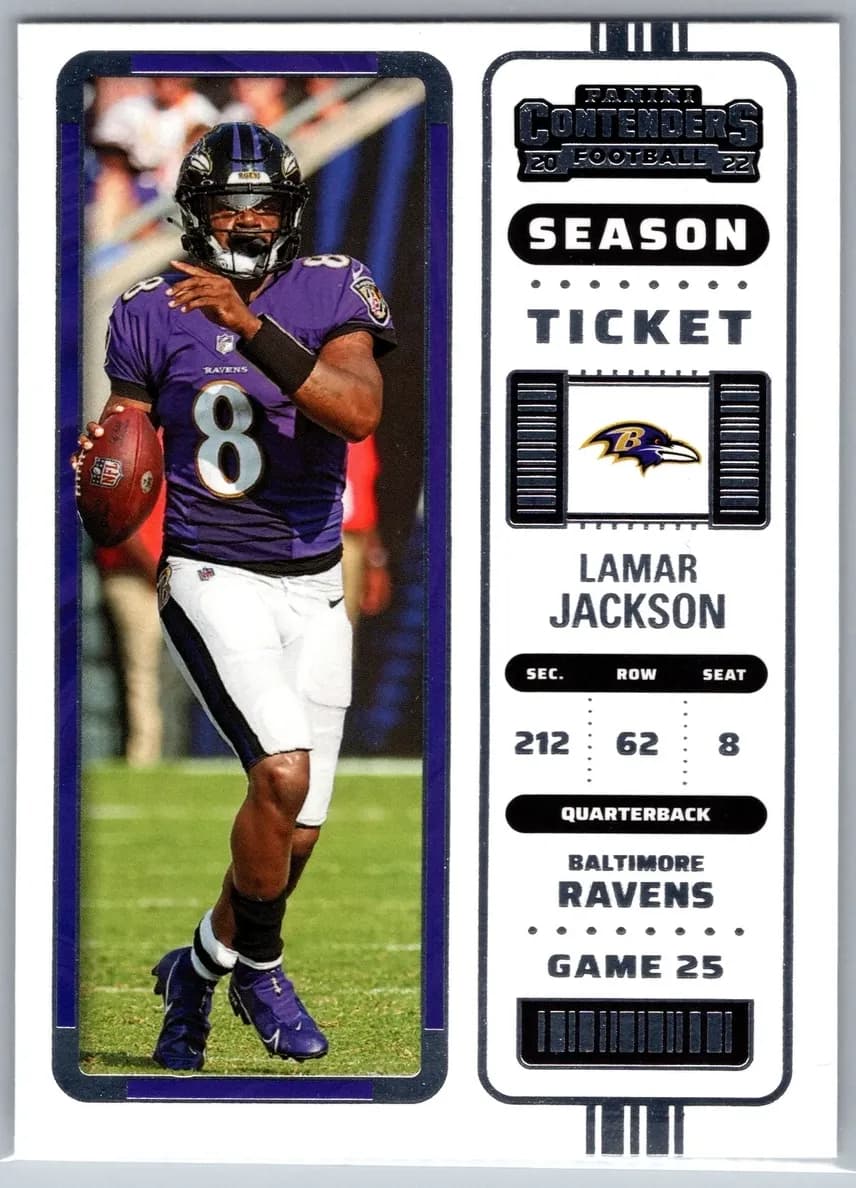 Lamar Jackson 2022 panini Panini Contenders