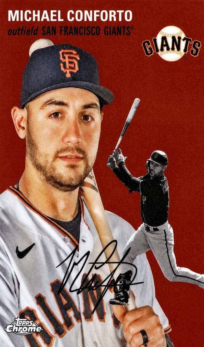 Michael Conforto 2023 topps Topps Chrome Platinum Anniversary