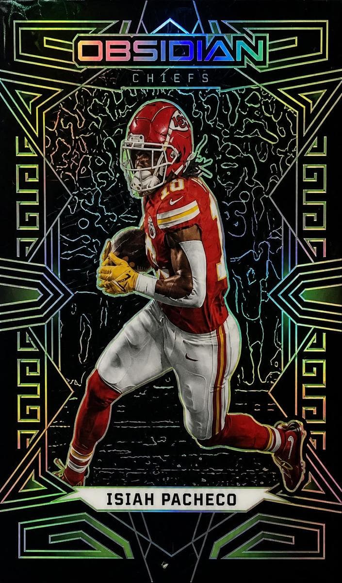 Isiah Pacheco 2023 panini Panini Obsidian