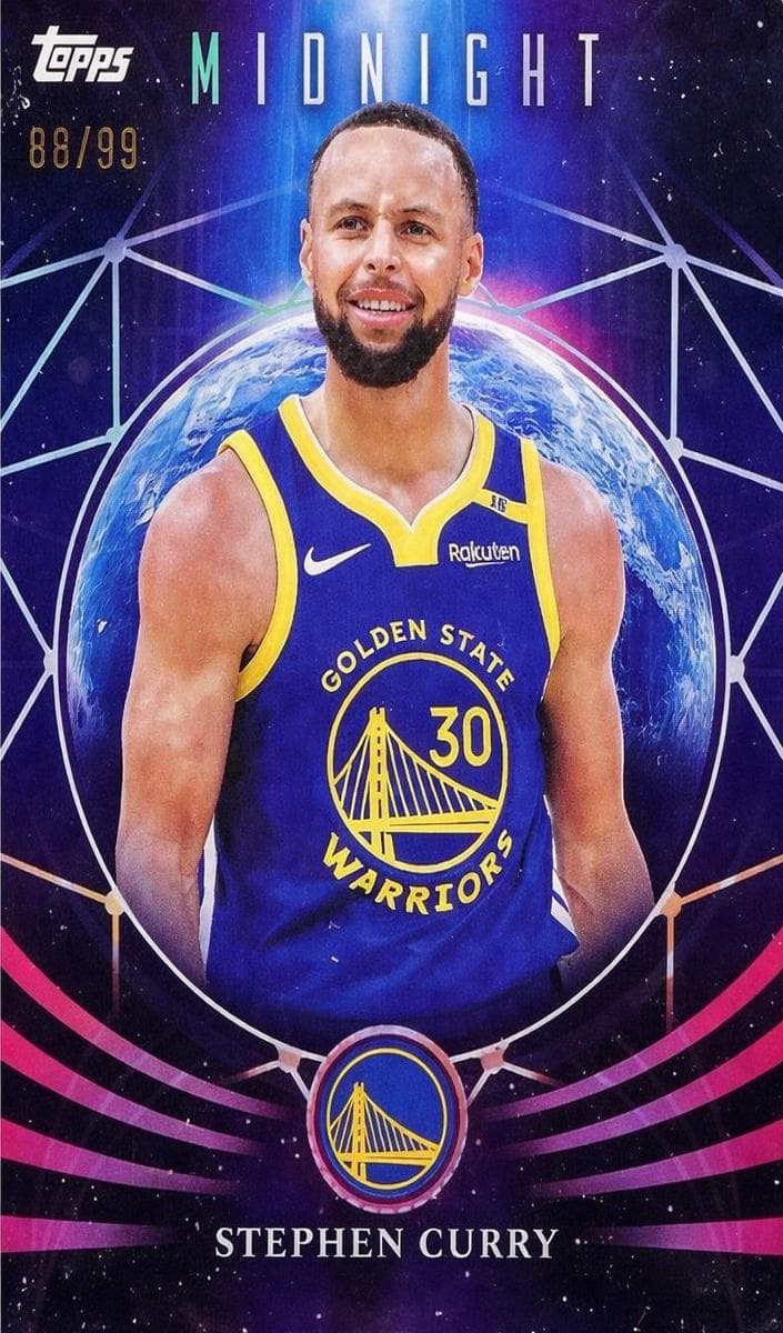 Stephen Curry 2025 topps Topps Midnight
