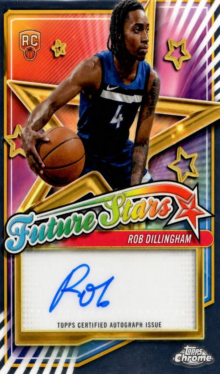 Rob Dillingham 2024 topps Topps Chrome