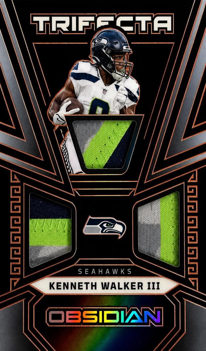 Kenneth Walker III 2023 panini Obsidian