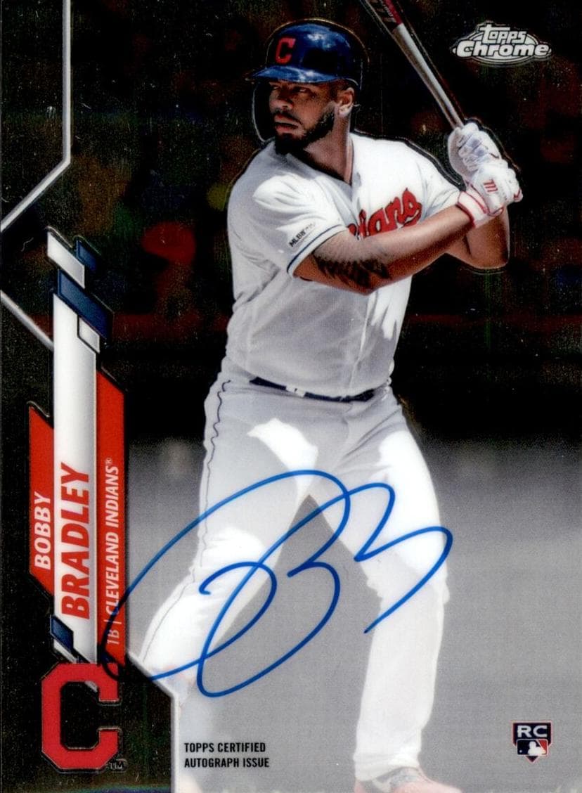 Bobby Bradley 2020 topps Topps Chrome