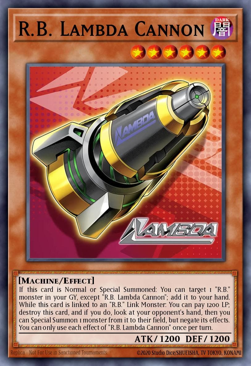R.B. Lambda Cannon 2025 Yu-Gi-Oh! Doom of Dimensions