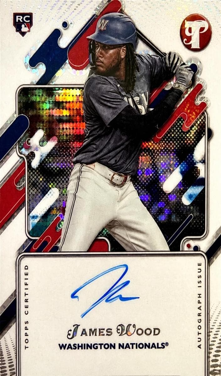 James Wood 2025 Topps Pristine auto card