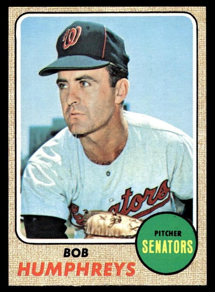 Bob Humphreys 1968 topps Topps