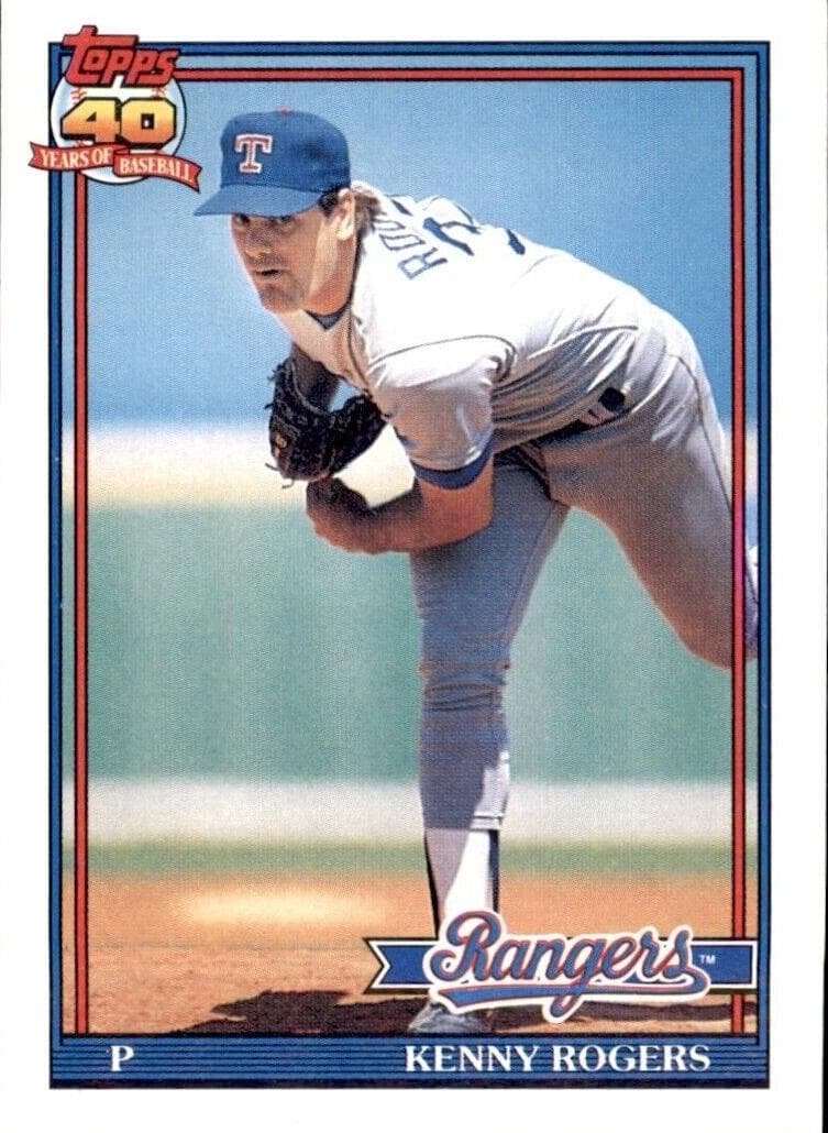 Kenny Rogers 1991 topps Topps