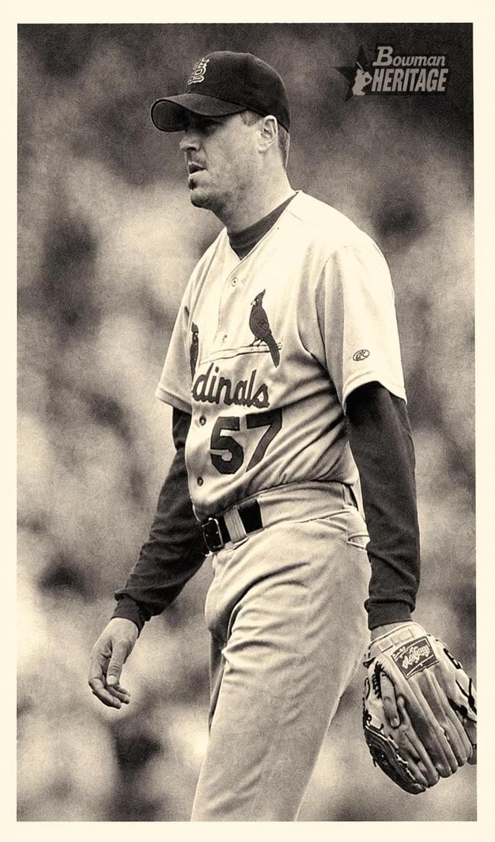 Darryl Kile 2001 bowman Bowman Heritage