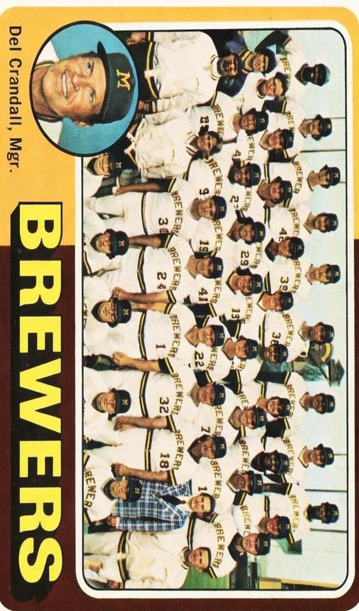 Milwaukee Brewers / Del Crandall #384