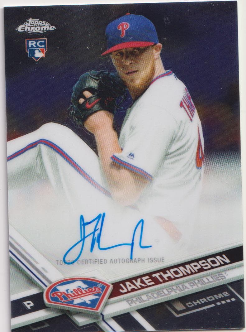 Jake Thompson 2017 topps Topps Chrome