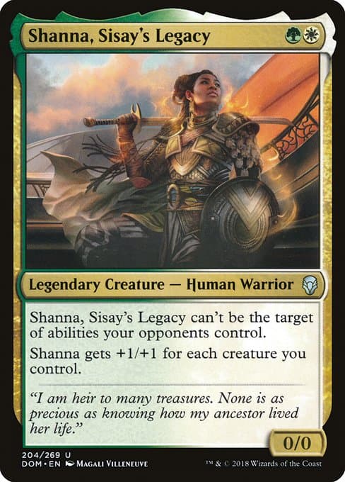 Shanna, Sisay's Legacy 2023 Magic: The Gathering Multiverse Legends Halo