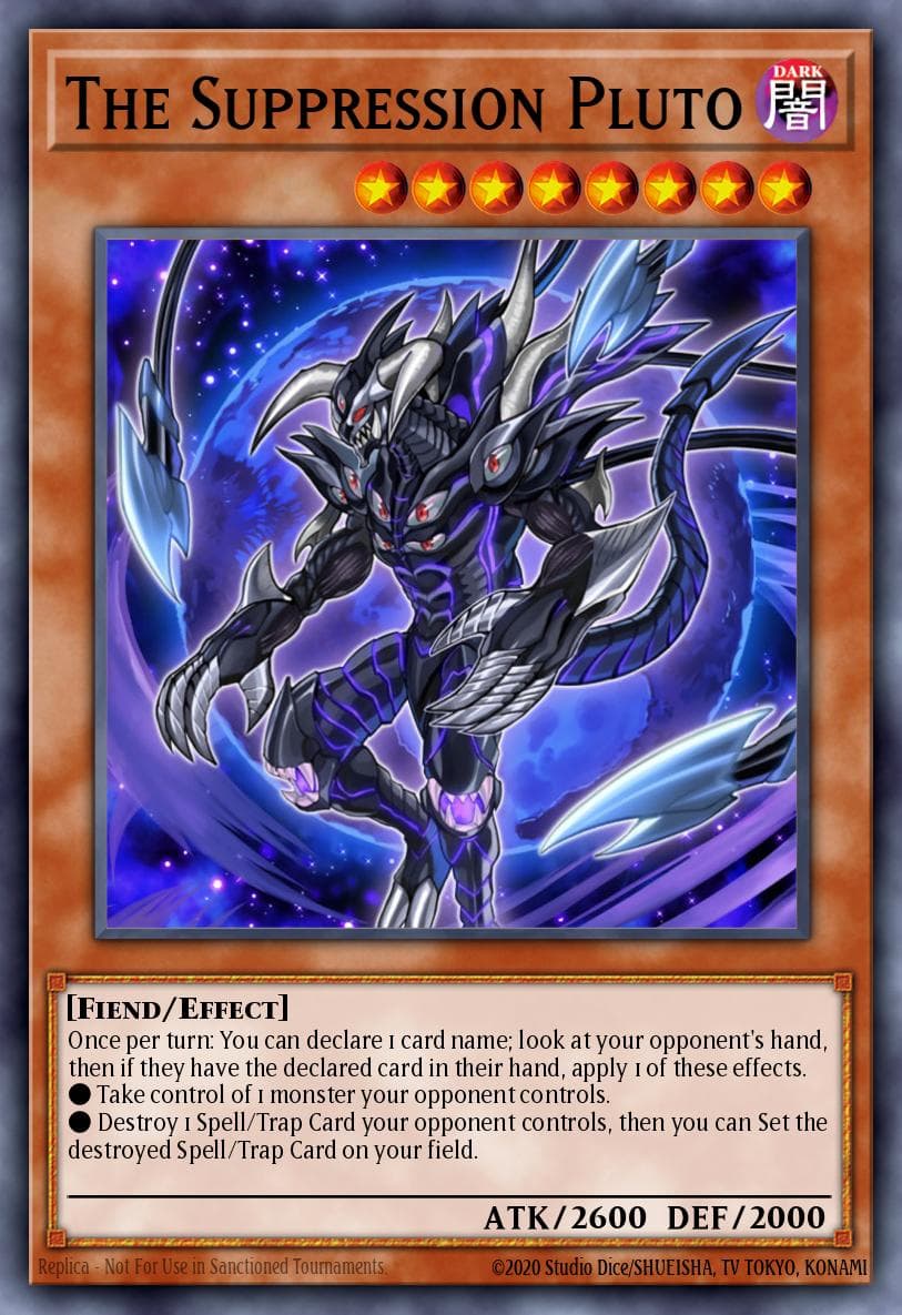 The Suppression Pluto 2016 Yu-Gi-Oh!