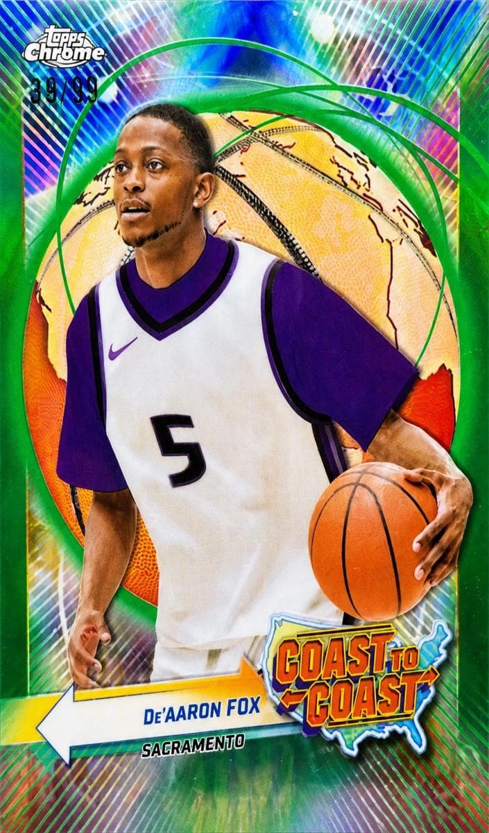 De'Aaron Fox 2023 topps Topps Chrome