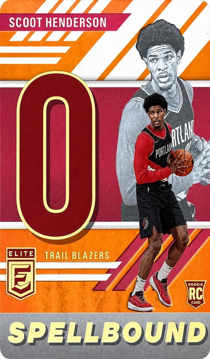 Scoot Henderson 2023 panini Donruss Elite