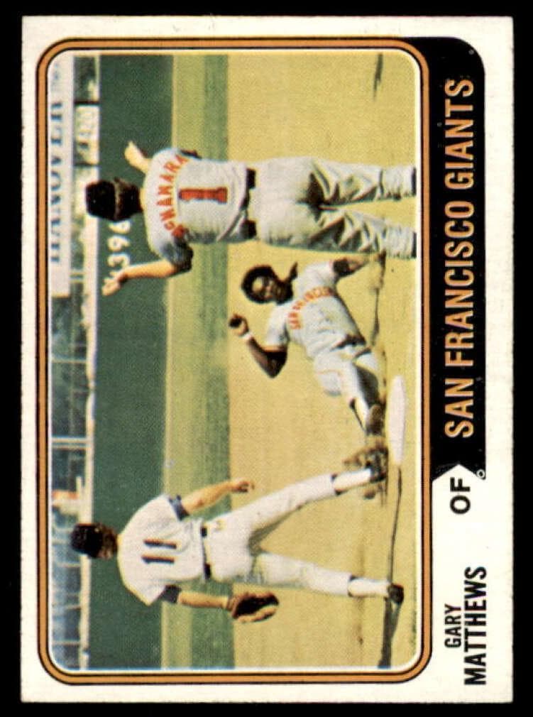 Gary Matthews 1974 topps Topps