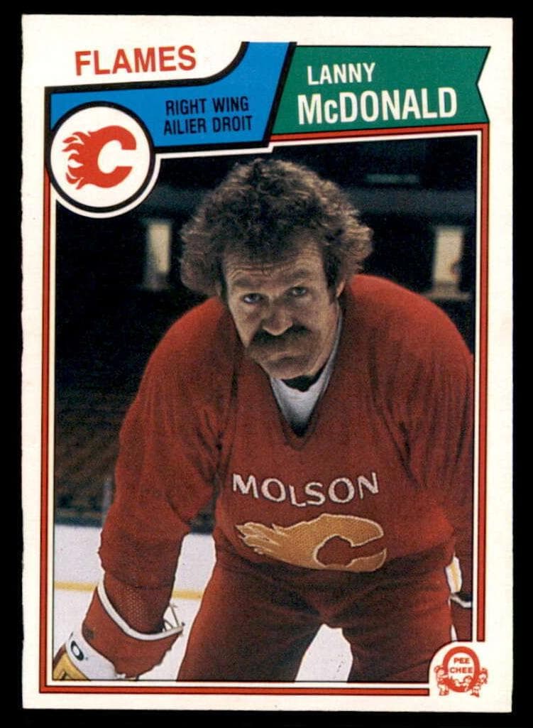 Lanny McDonald 1983 topps O-Pee-Chee