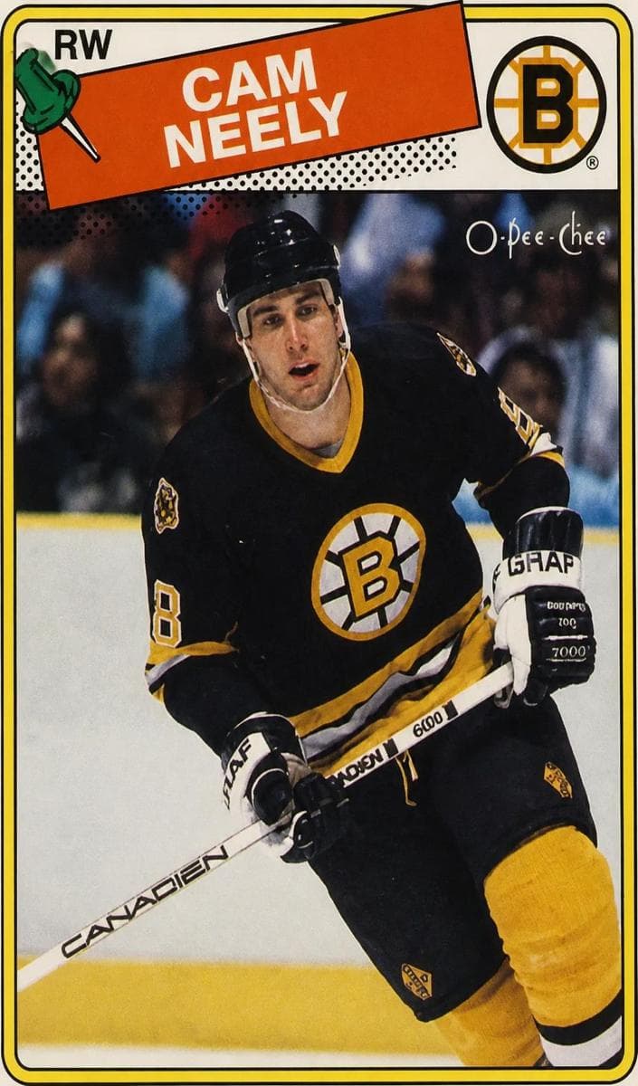 Cam Neely 1988 o-pee-chee O-Pee-Chee