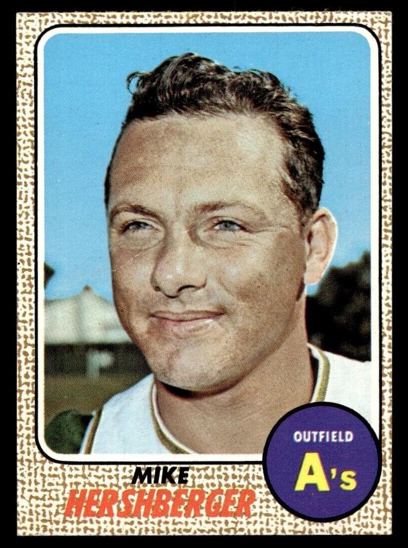 Mike Hershberger 1968 topps Topps