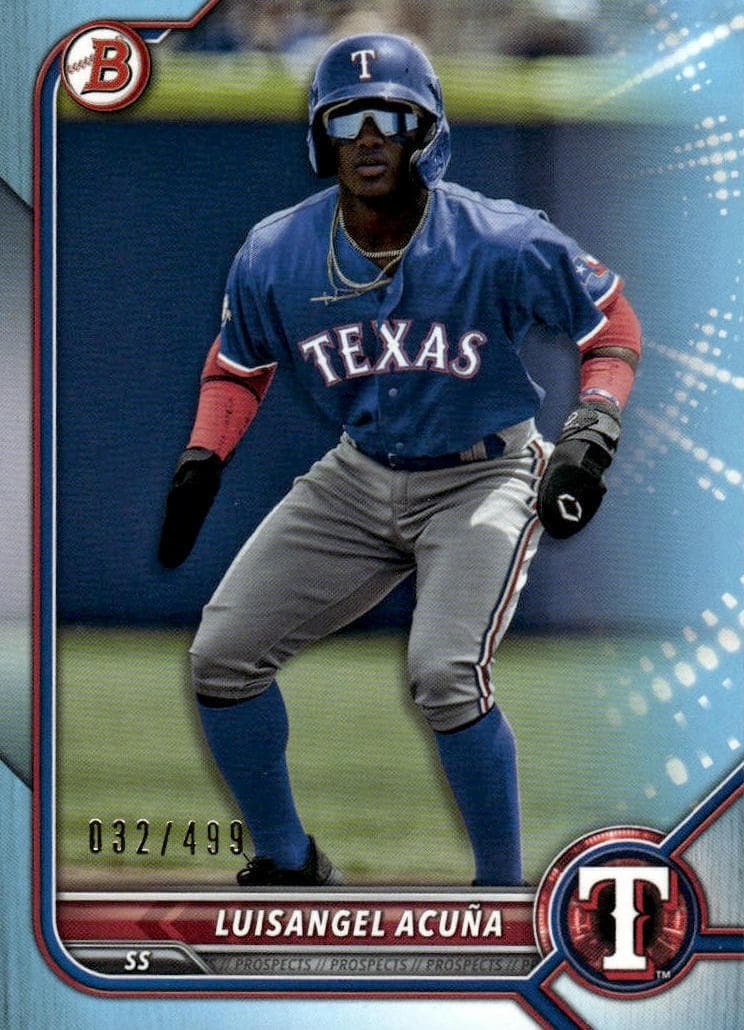 Luisangel Acuña 2022 bowman Bowman