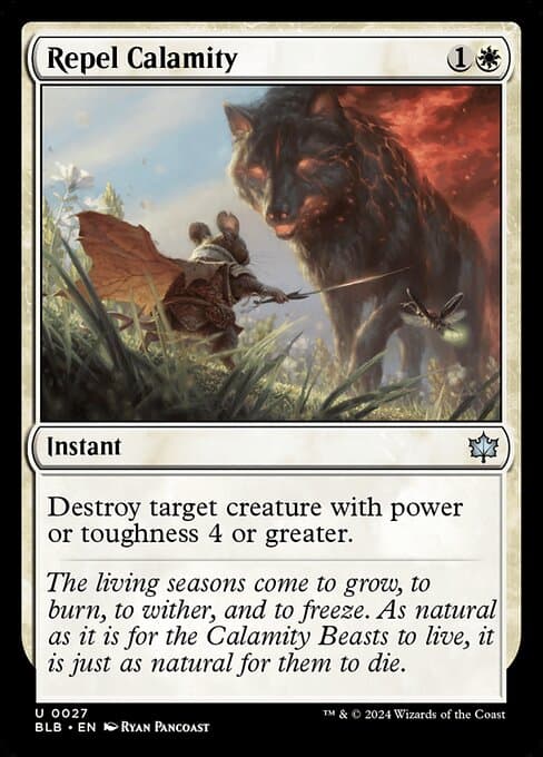 Repel Calamity 2024 Magic: The Gathering Bloomburrow
