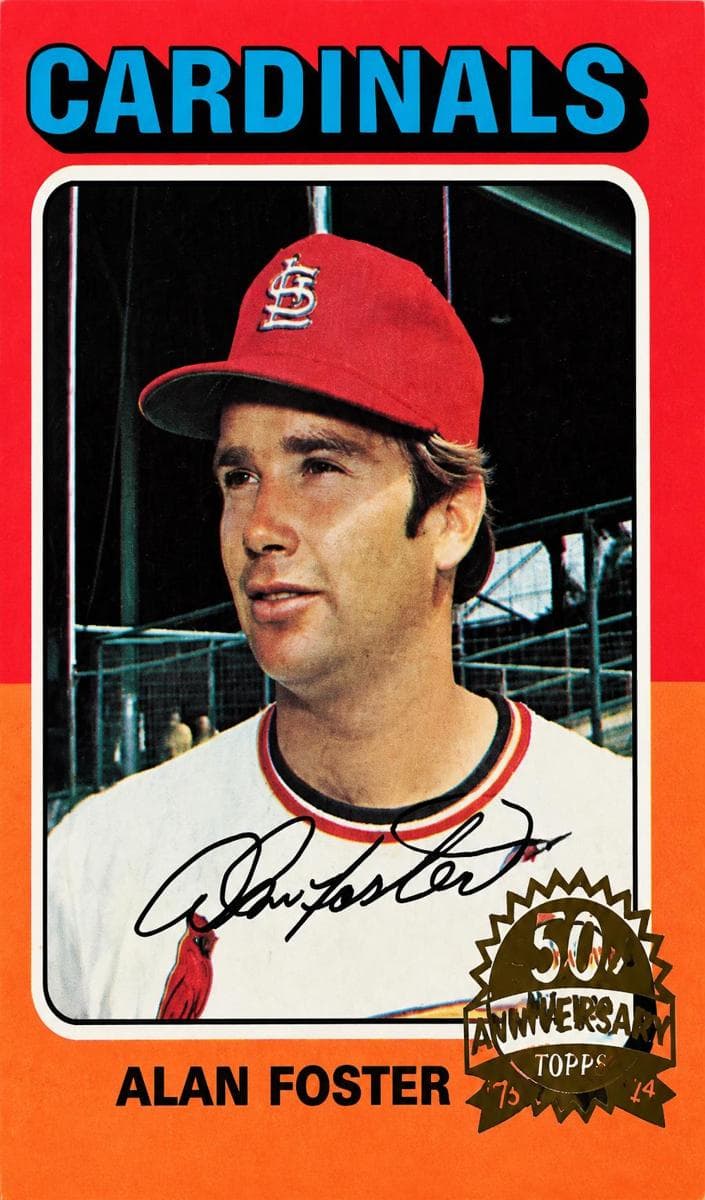 Alan Foster 1975 topps Topps
