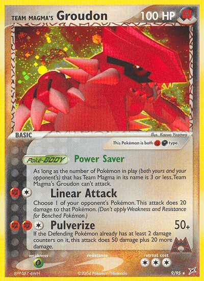 Team Magma's Groudon Pokemon