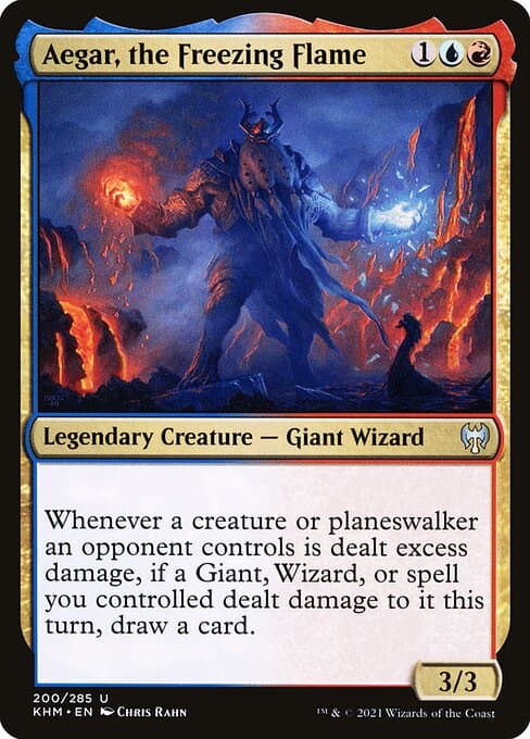 Aegar, the Freezing Flame 2021 Magic: The Gathering Kaldheim