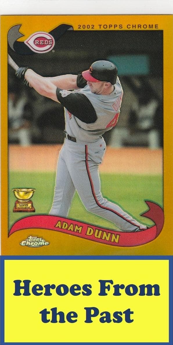 Adam Dunn 2002 topps Topps Chrome