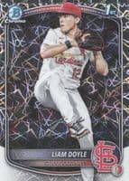 Liam Doyle 2025 bowman Bowman Draft Chrome - Blue Refractor (1st)