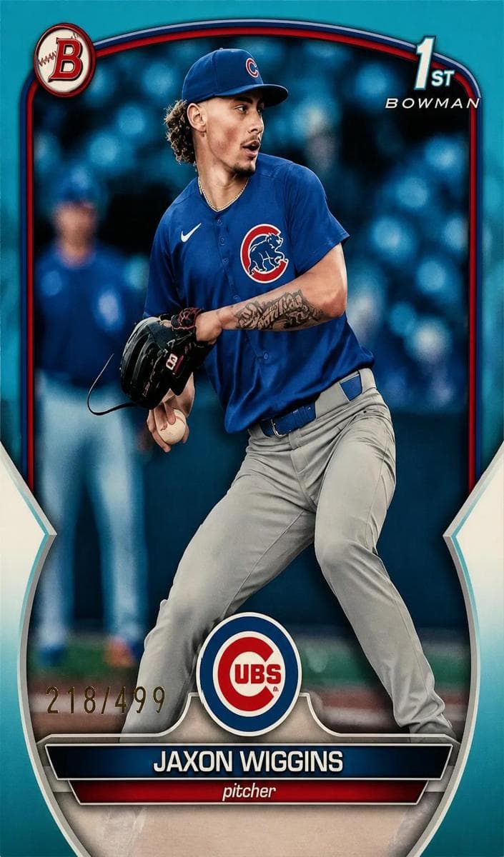 Jaxon Wiggins 2023 bowman Bowman Draft