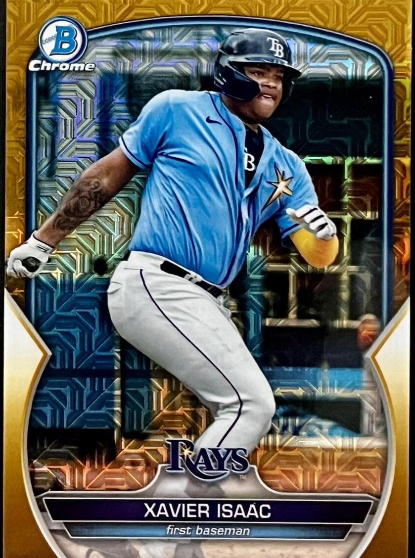 Xavier Isaac 2023 bowman Bowman Chrome