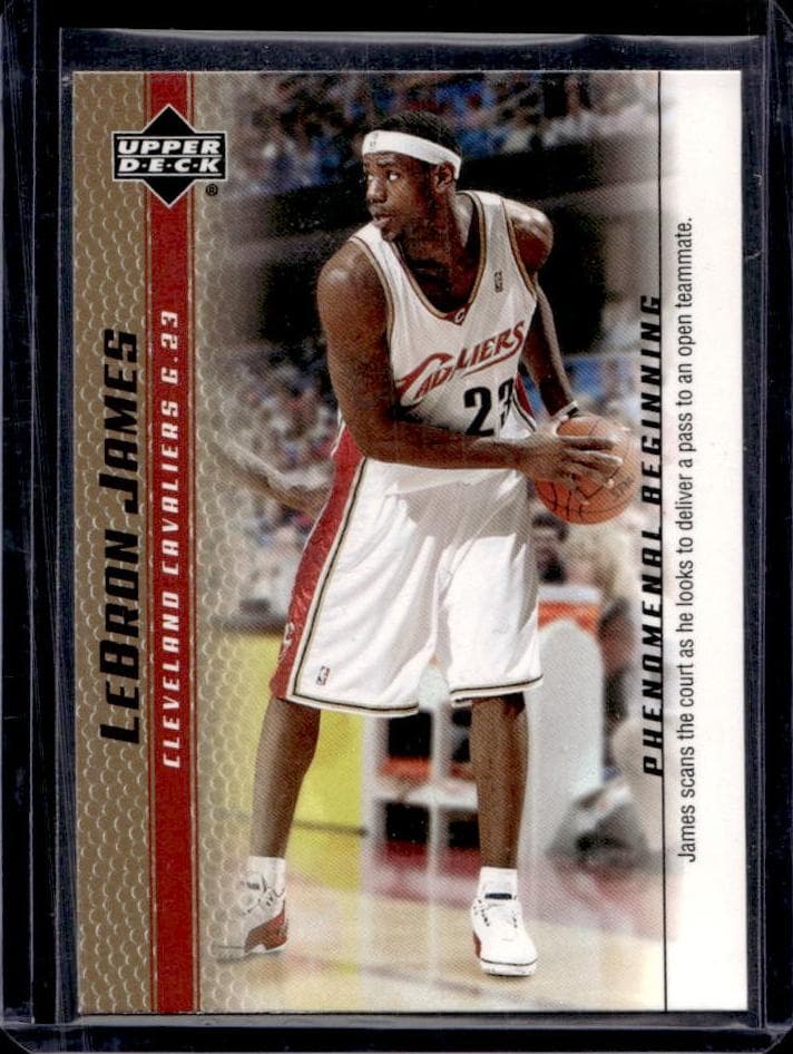 Lebron James 2003 upper-deck Lebron James Phenomenal Beginnings