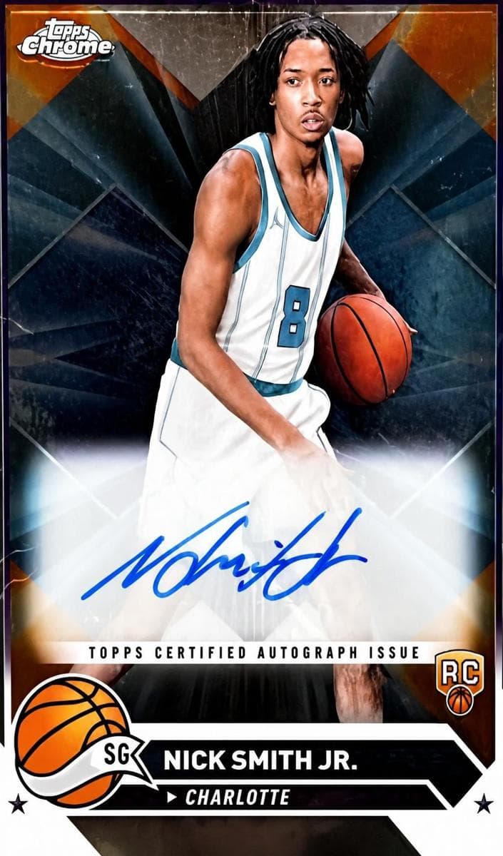 Nick Smith Jr. 2023 topps Topps Chrome Sapphire Edition